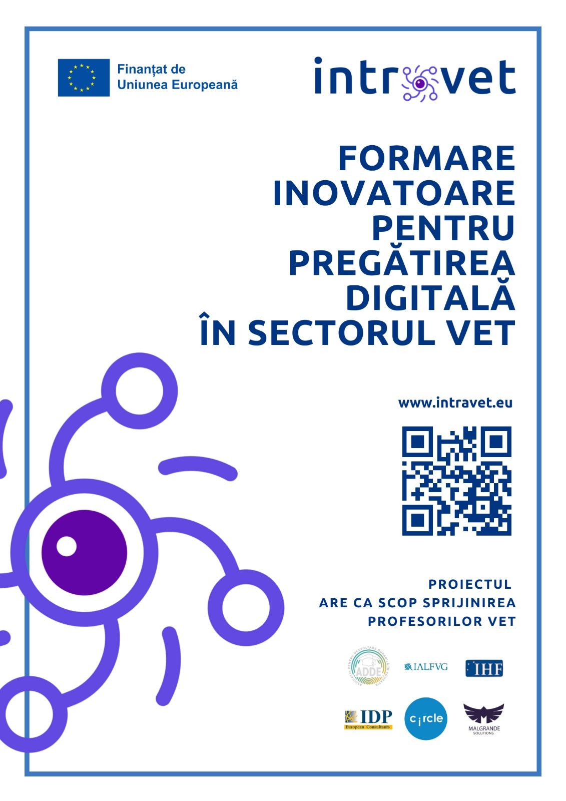 Demararea proiectului INTRAVET FORMARE INOVATOARE  PENTRU PREGĂTIREA DIGITALĂ VET